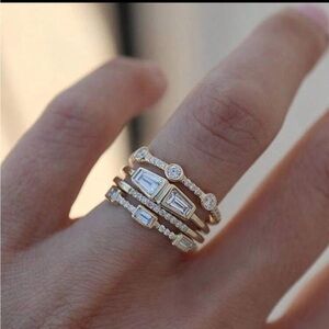 Gold Stacking Rings